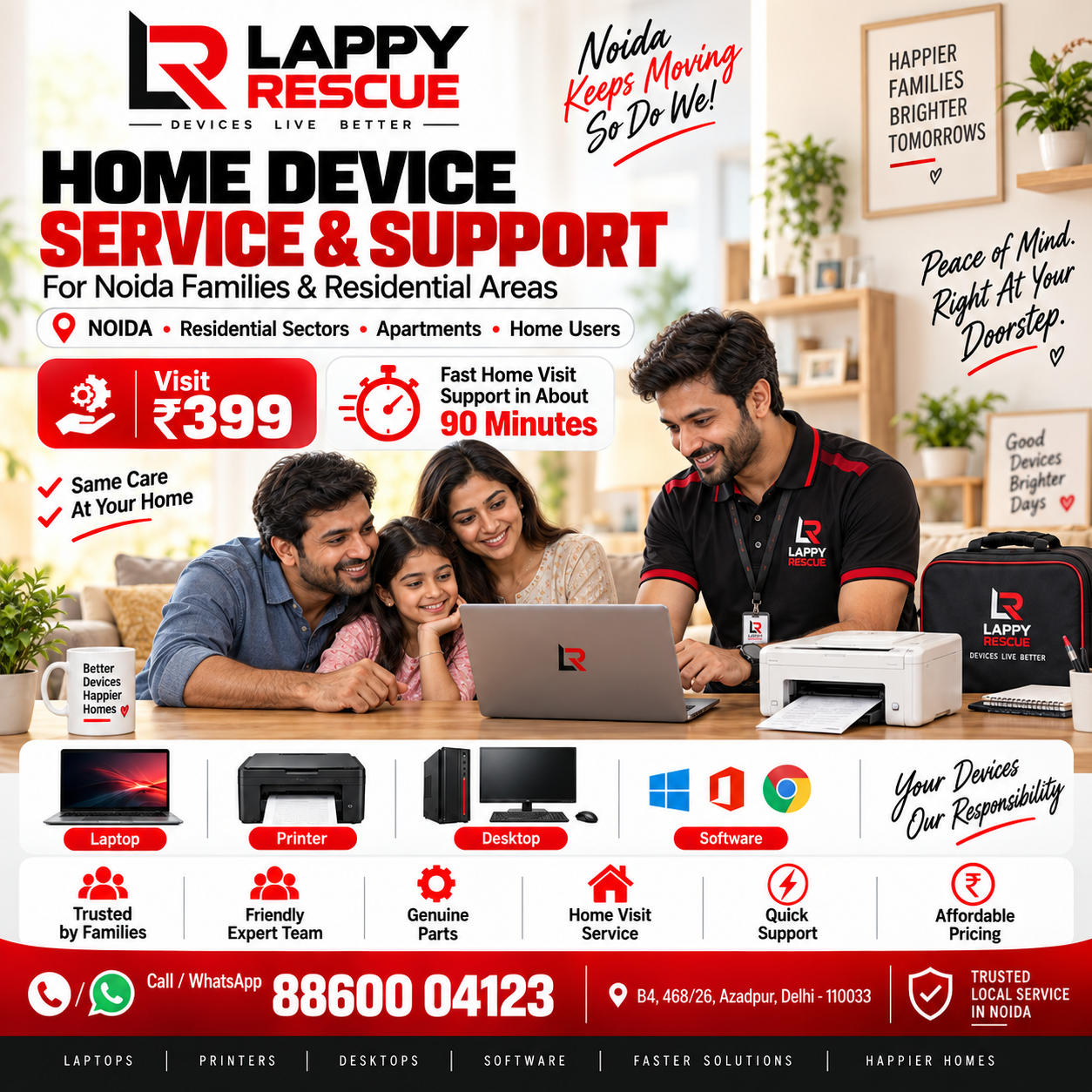 Home device service for Noida families