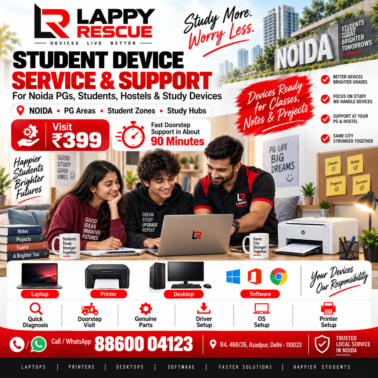 Student device support in Noida